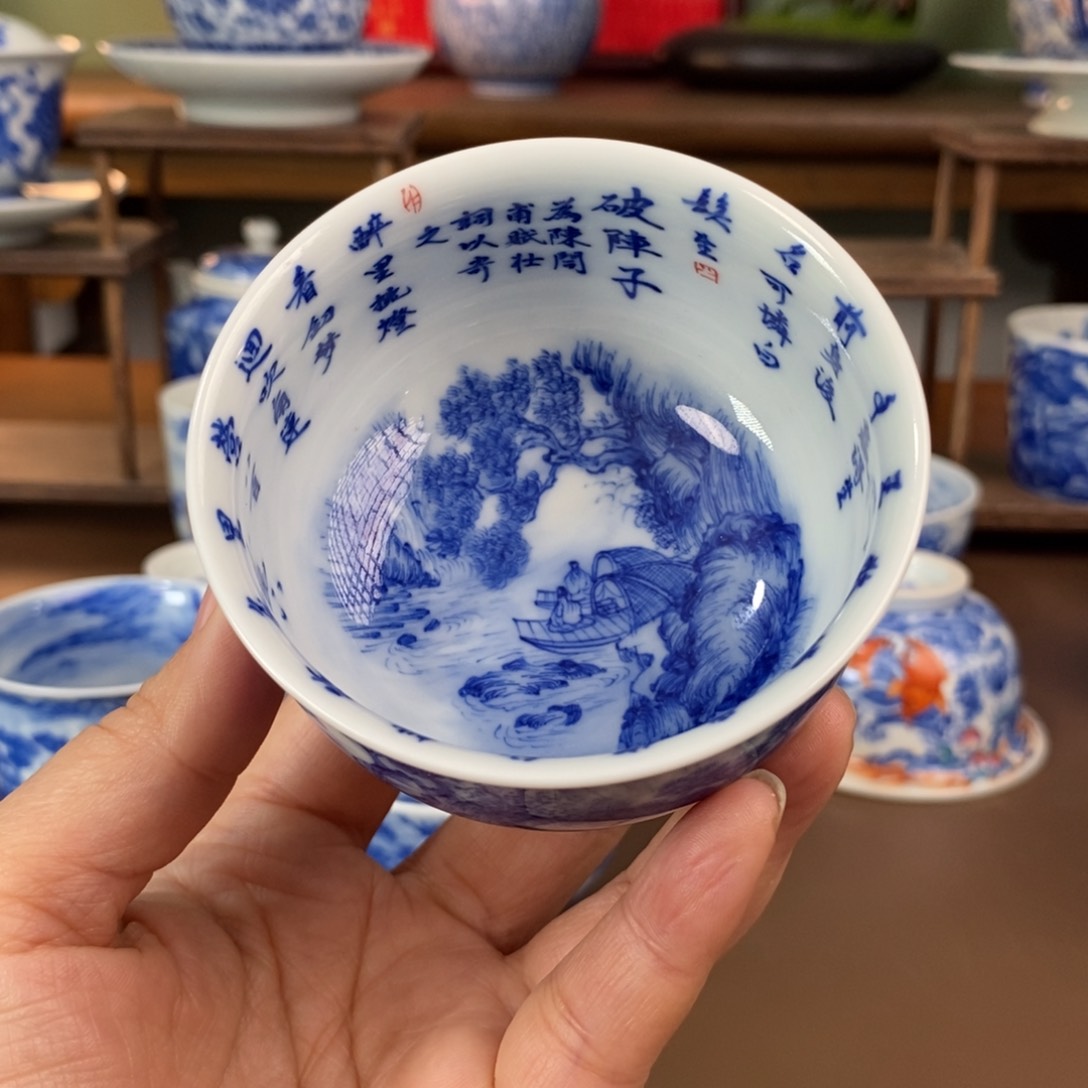 景德镇陶瓷手工手绘