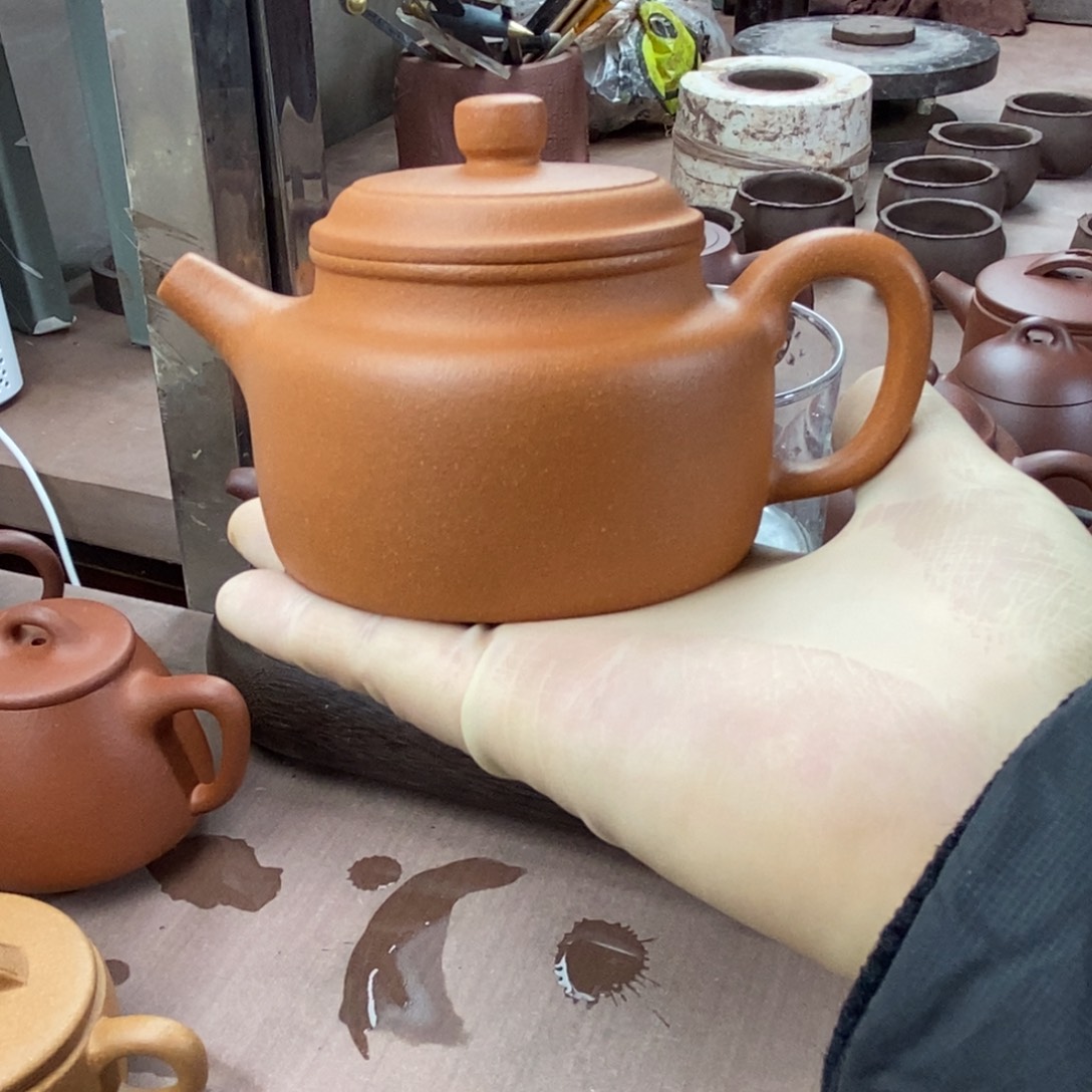 紫砂茶壶鸣*紫砂壶德中微瑕