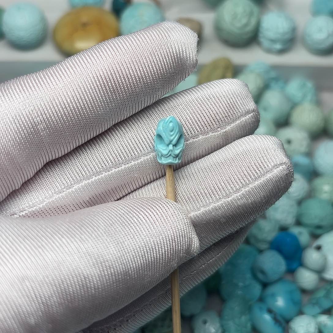 绿松石珠宝半成品未镶嵌