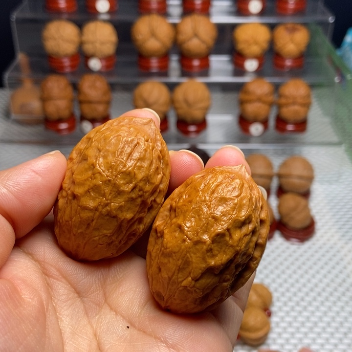 把件文玩核桃金手指27
