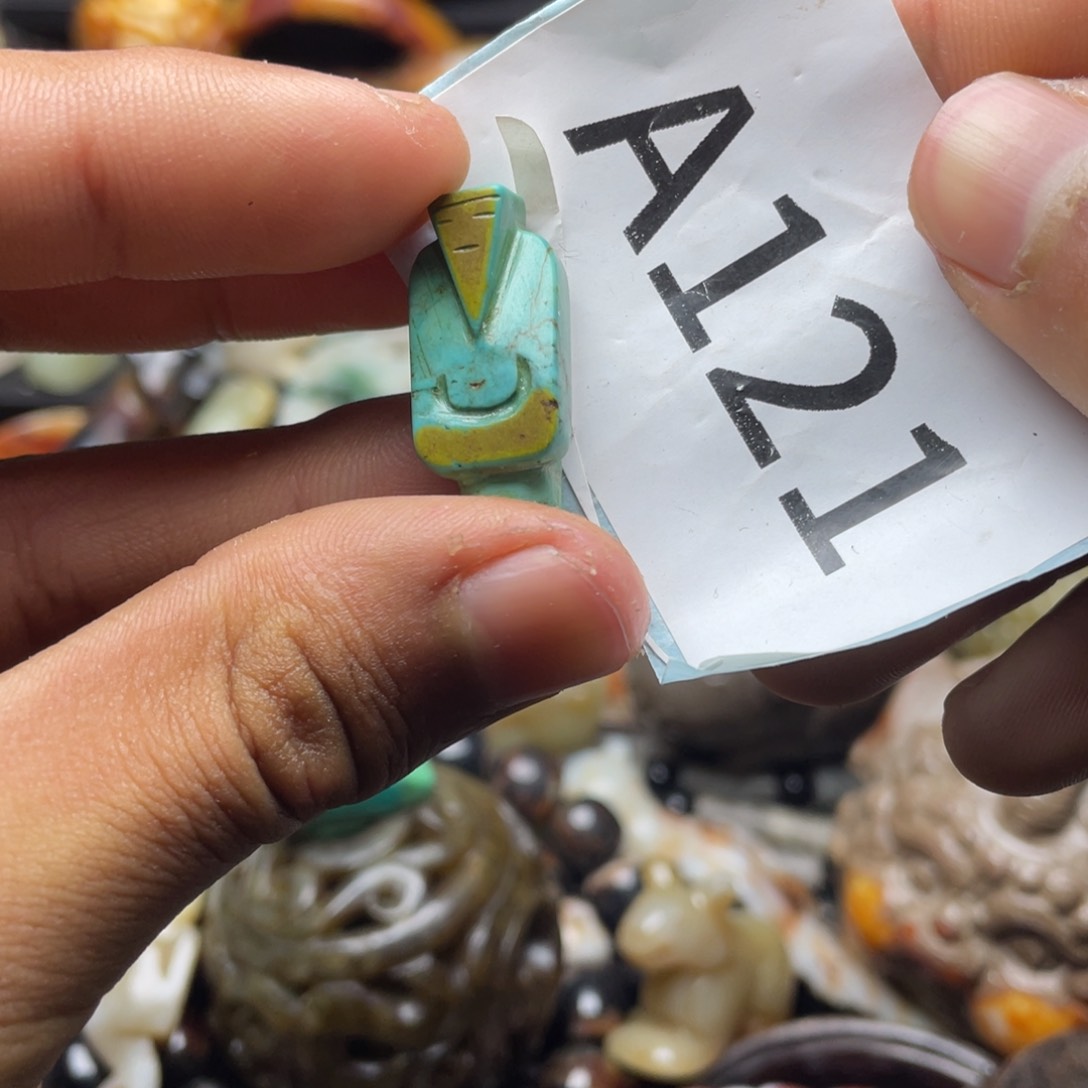 和田玉（糖玉）挂件未镶嵌