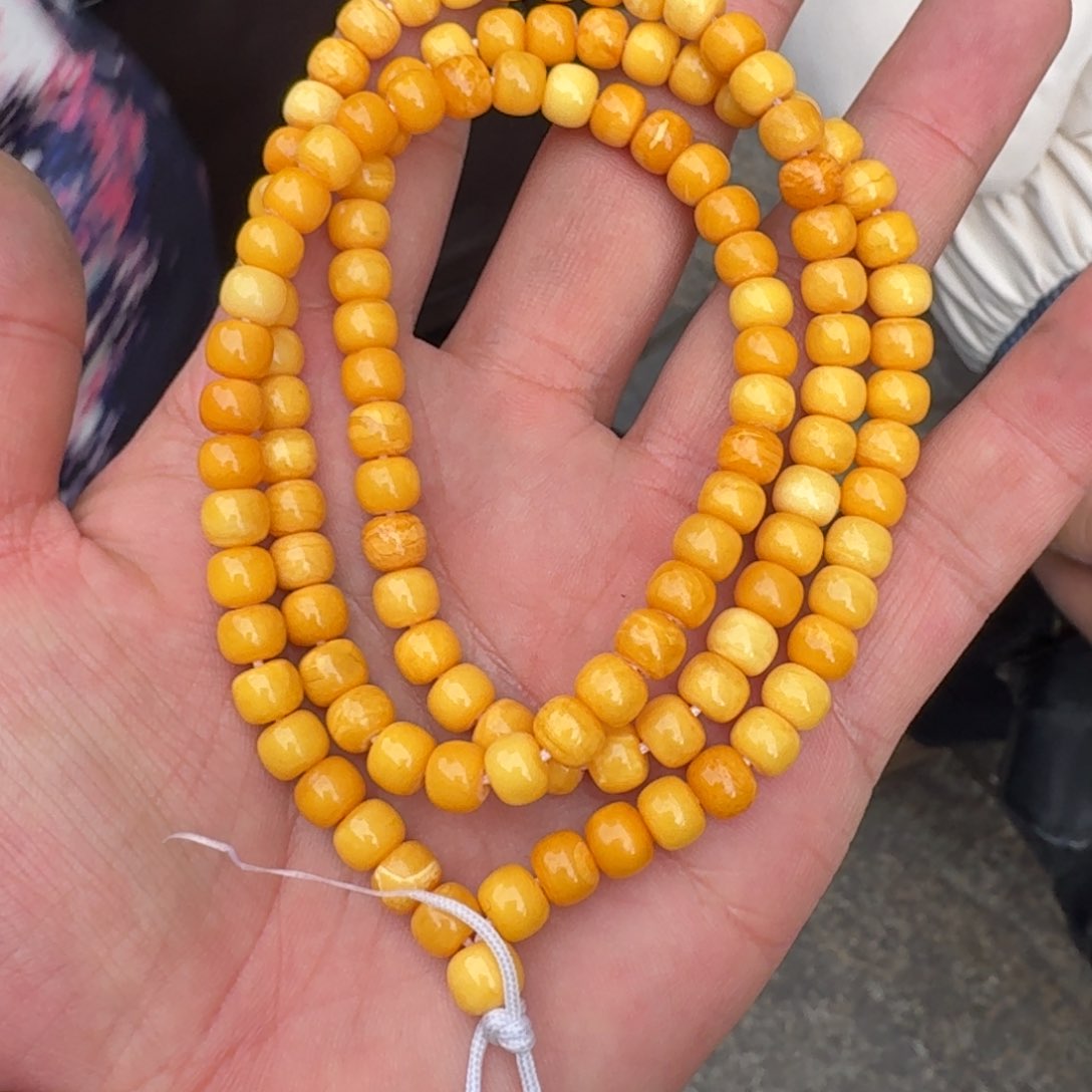 蜜蜡手链未镶嵌A好看的喜欢带回家