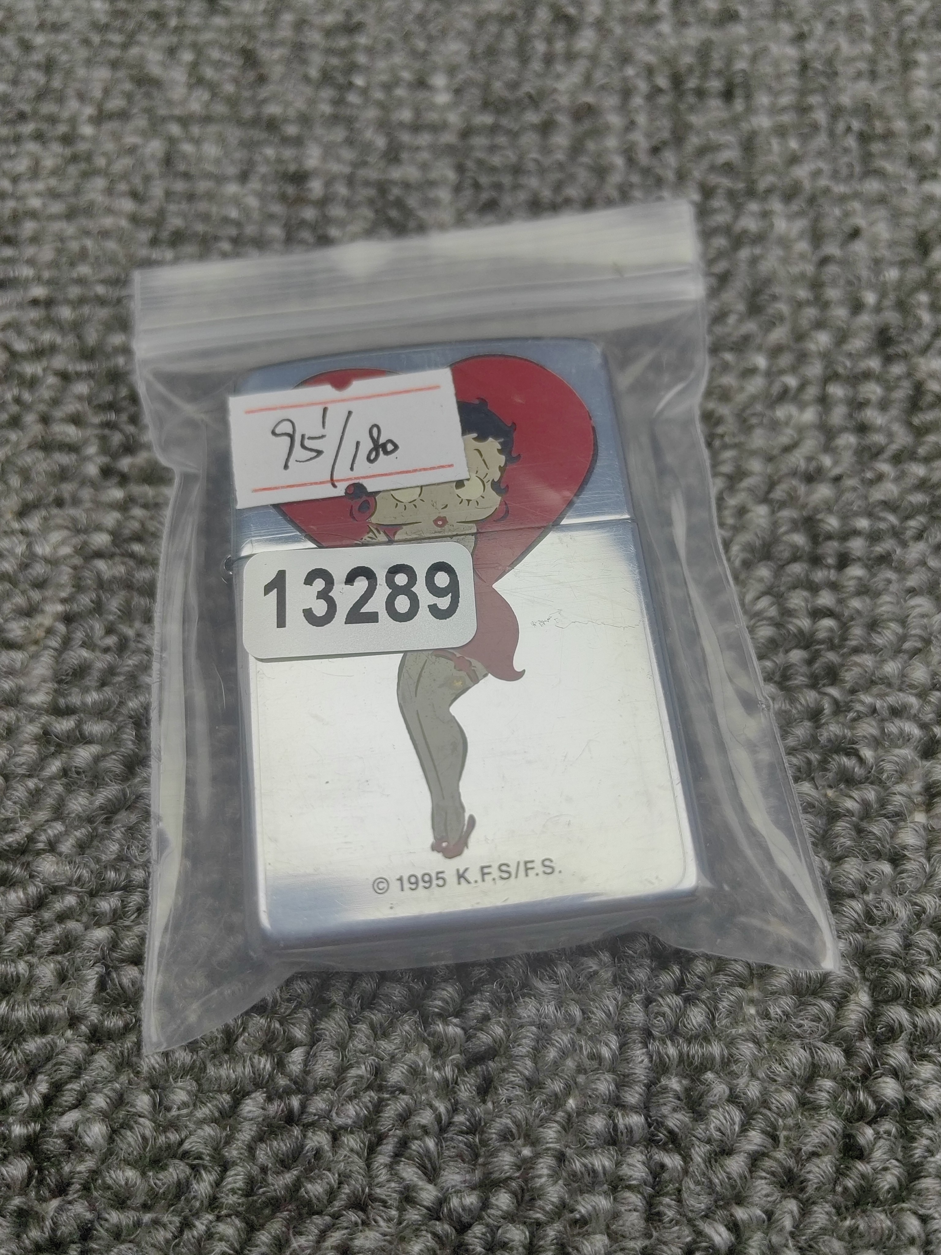 Zippo打火机回血95I镜面带题材-13289