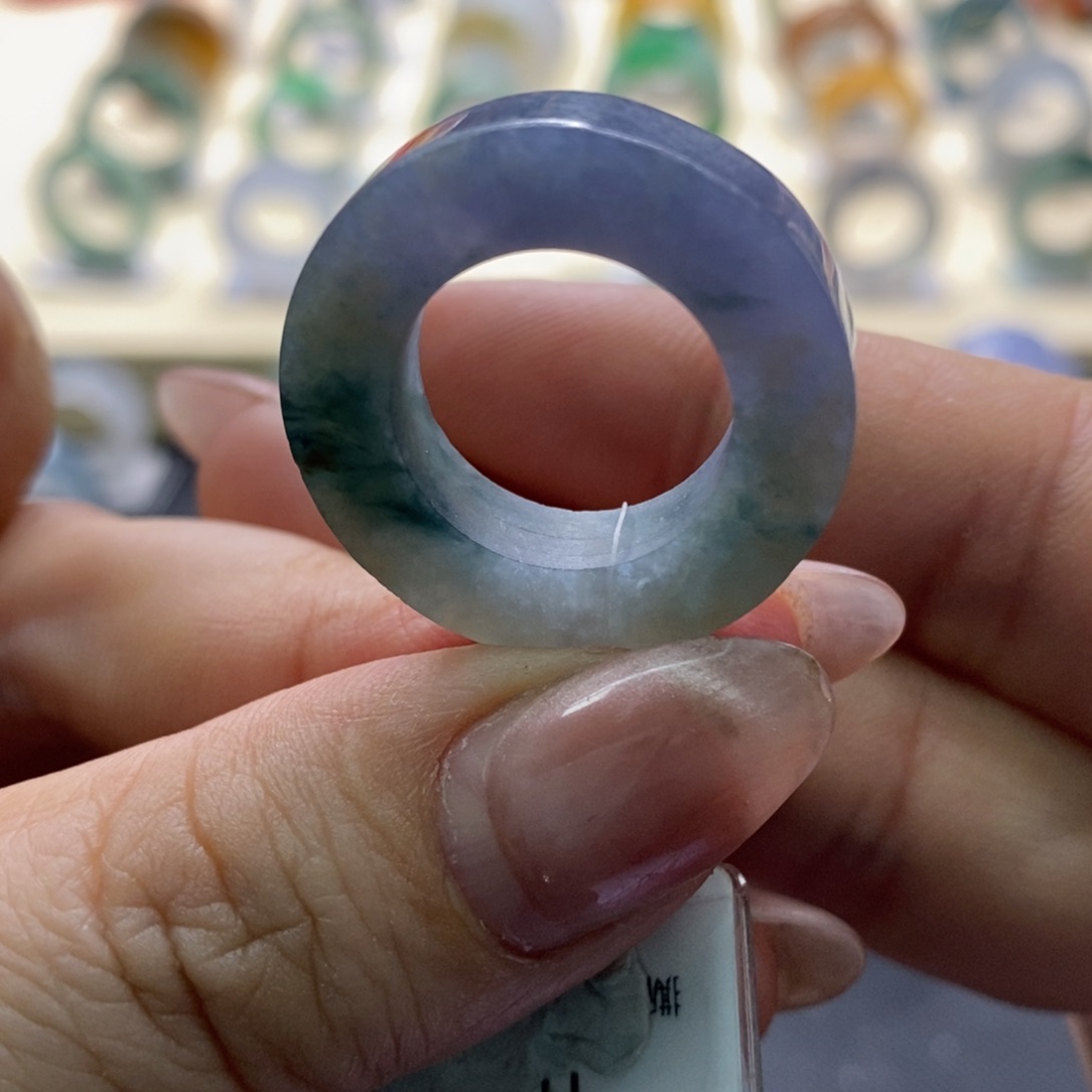 定制翡翠未镶嵌翡翠戒指11-20