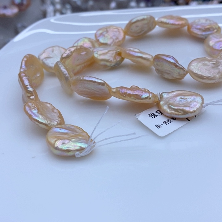 颈饰合金淡水珍珠