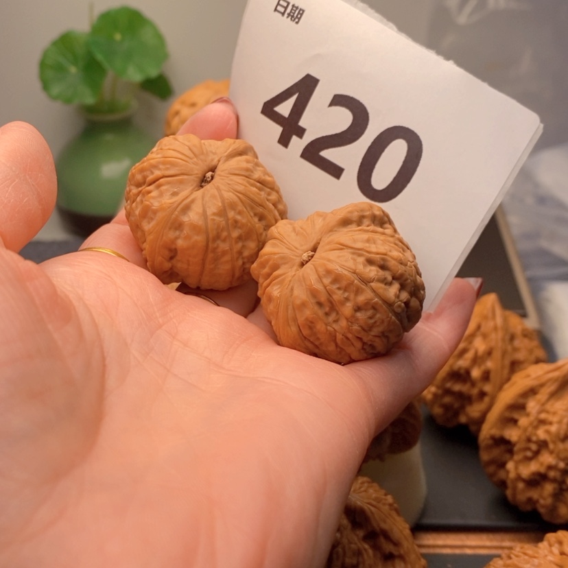 【闪购商品】文玩核桃吊坠煜*乾隆磨420