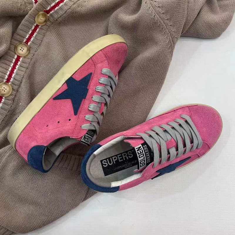 孤品主播叫号复古做旧星星小脏鞋