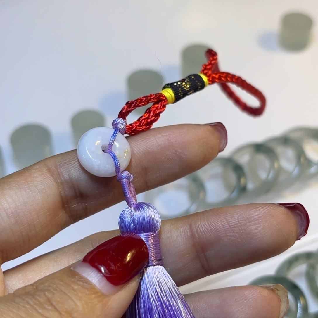 定制翡翠未镶嵌爱****猪平安扣