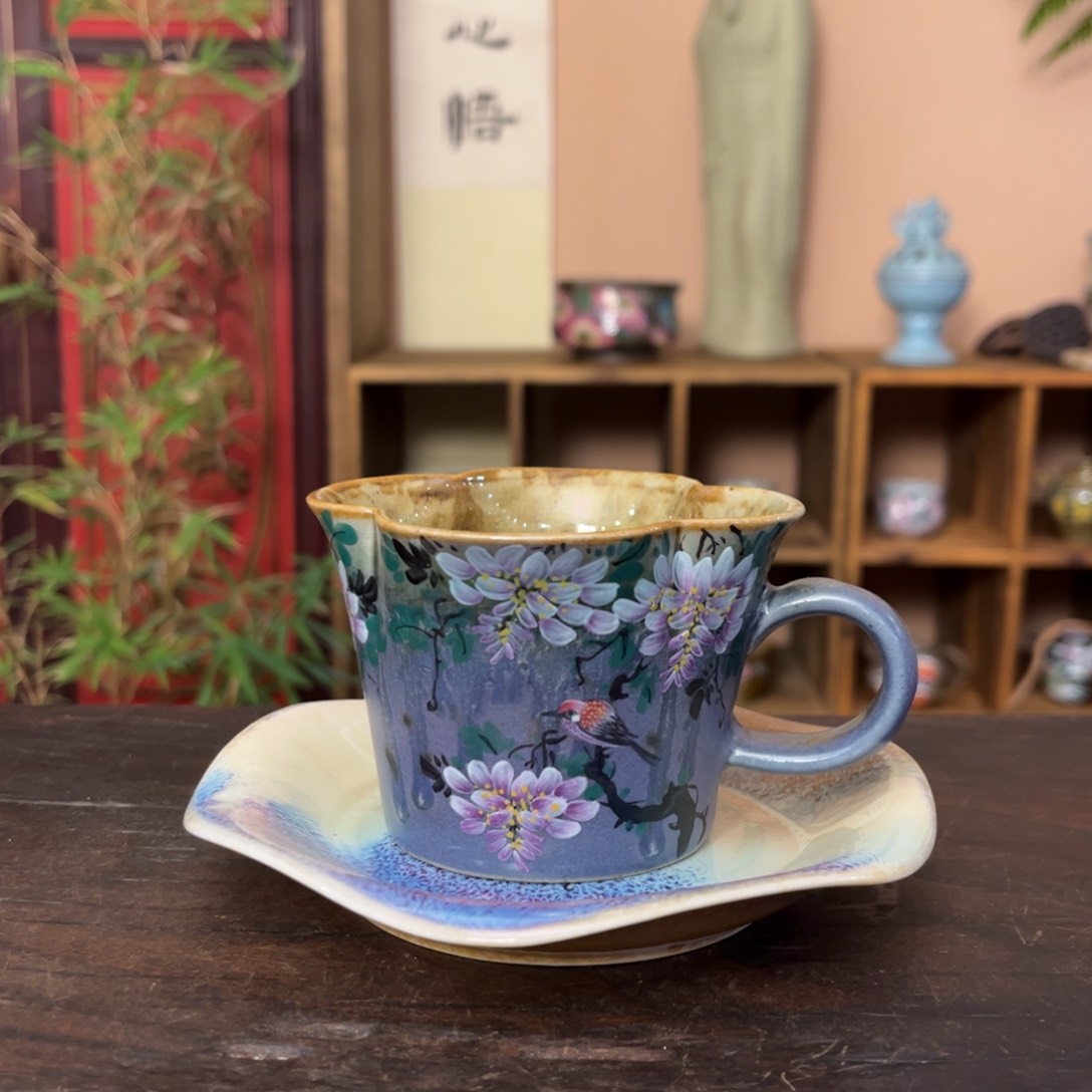 杯景德镇纯手工手绘陶瓷