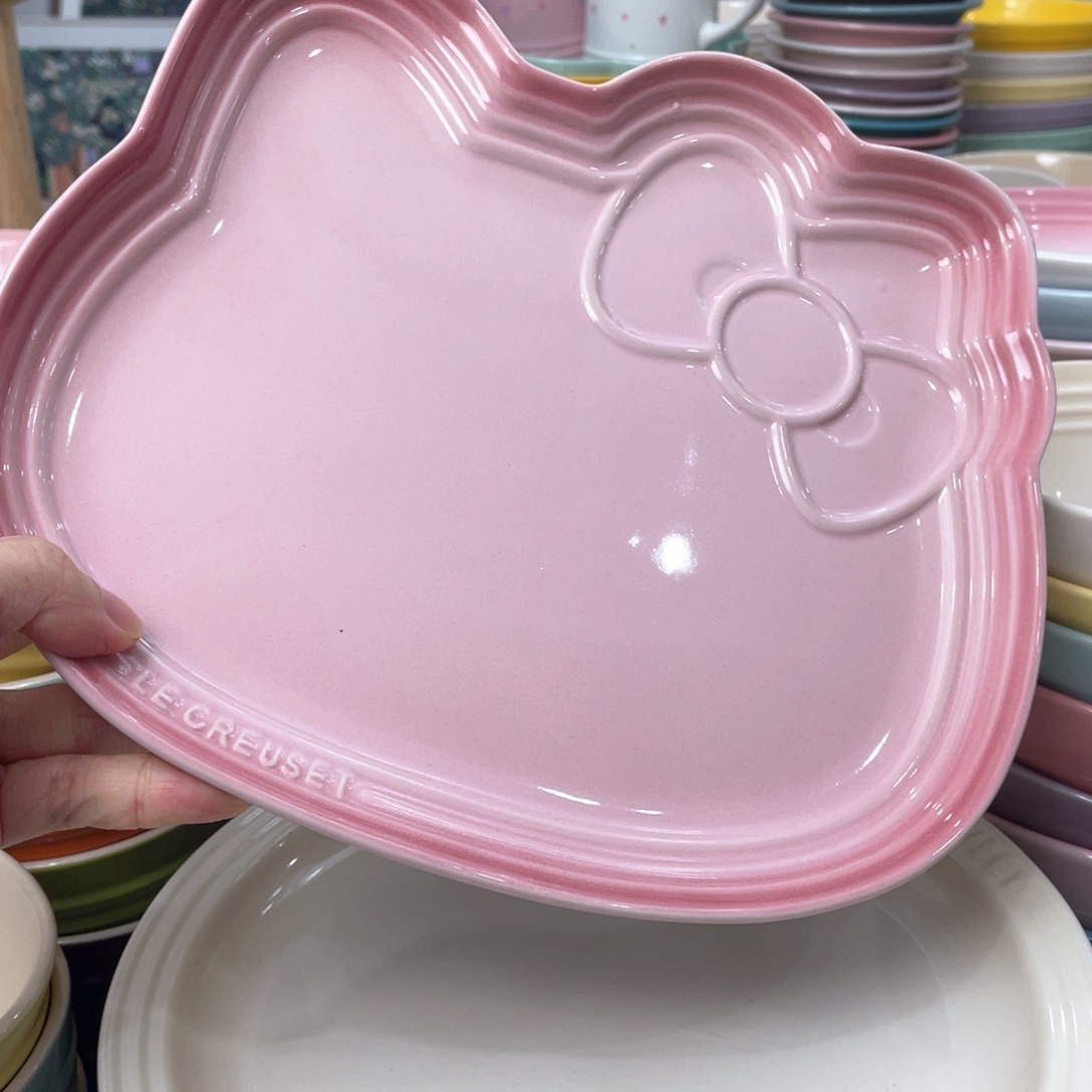 *****瓷片微瑕1个kitty盘