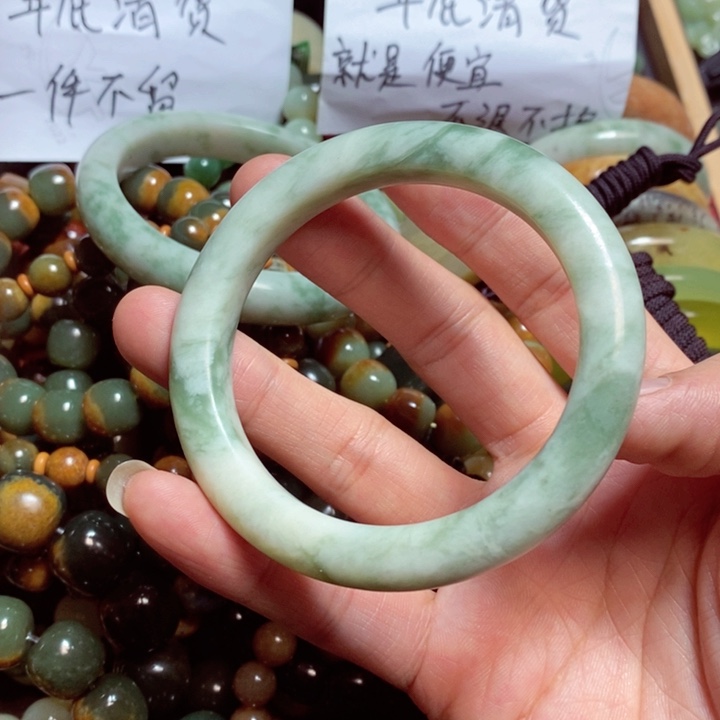 蛇纹石玉手链合金