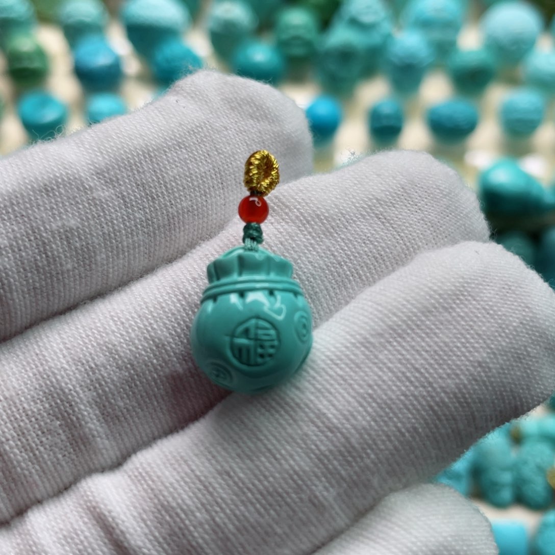 绿松石珠宝奇石未镶嵌