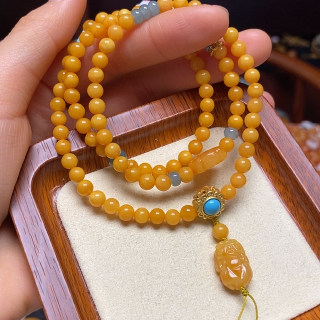 【闪购商品】蜜蜡手链未镶嵌手串