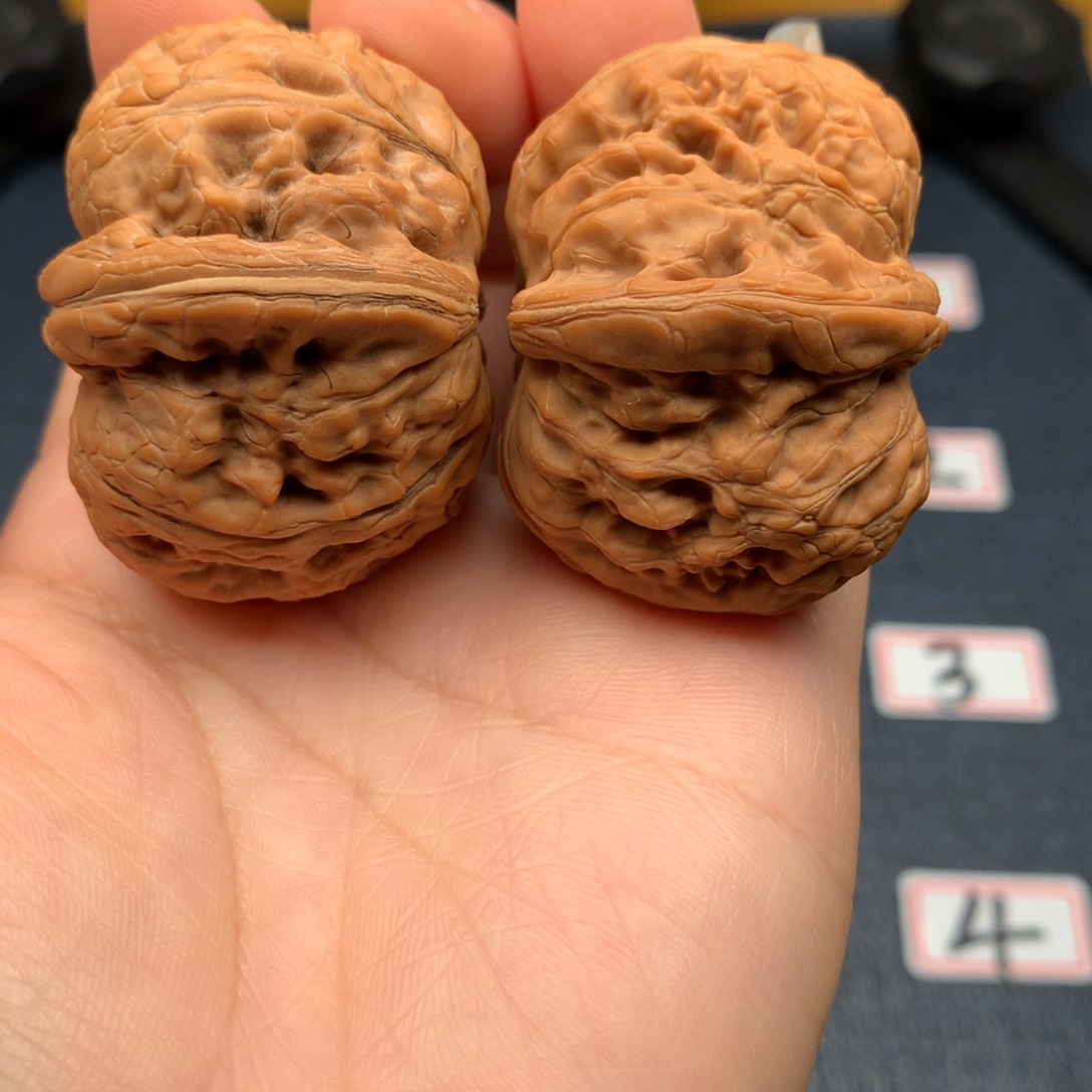 文玩核桃把件元宝43全