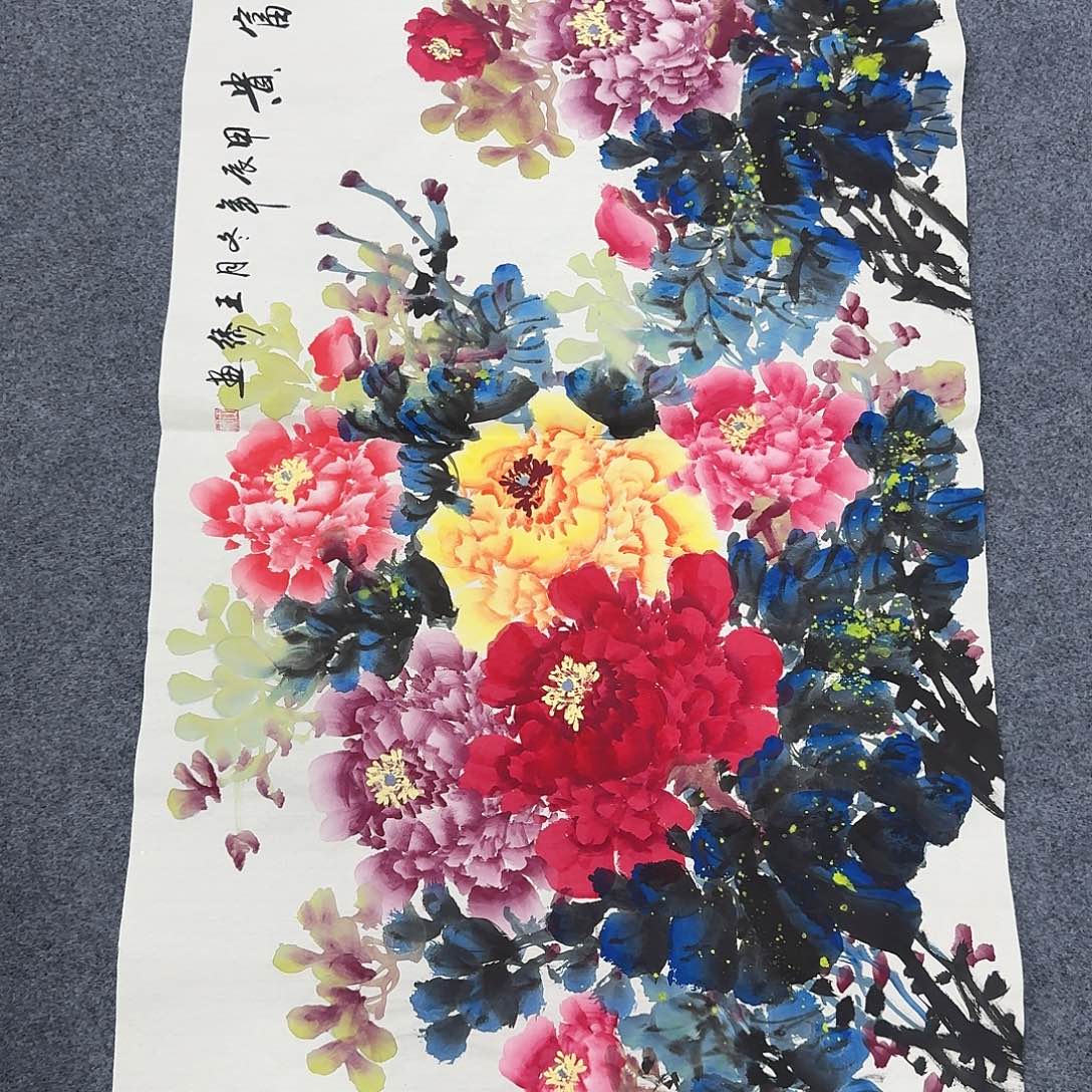 国画国画作品宣纸纯手绘