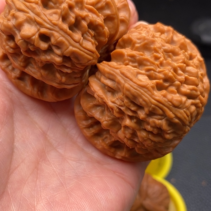 是***。吊坠文玩核桃白狮子50.5