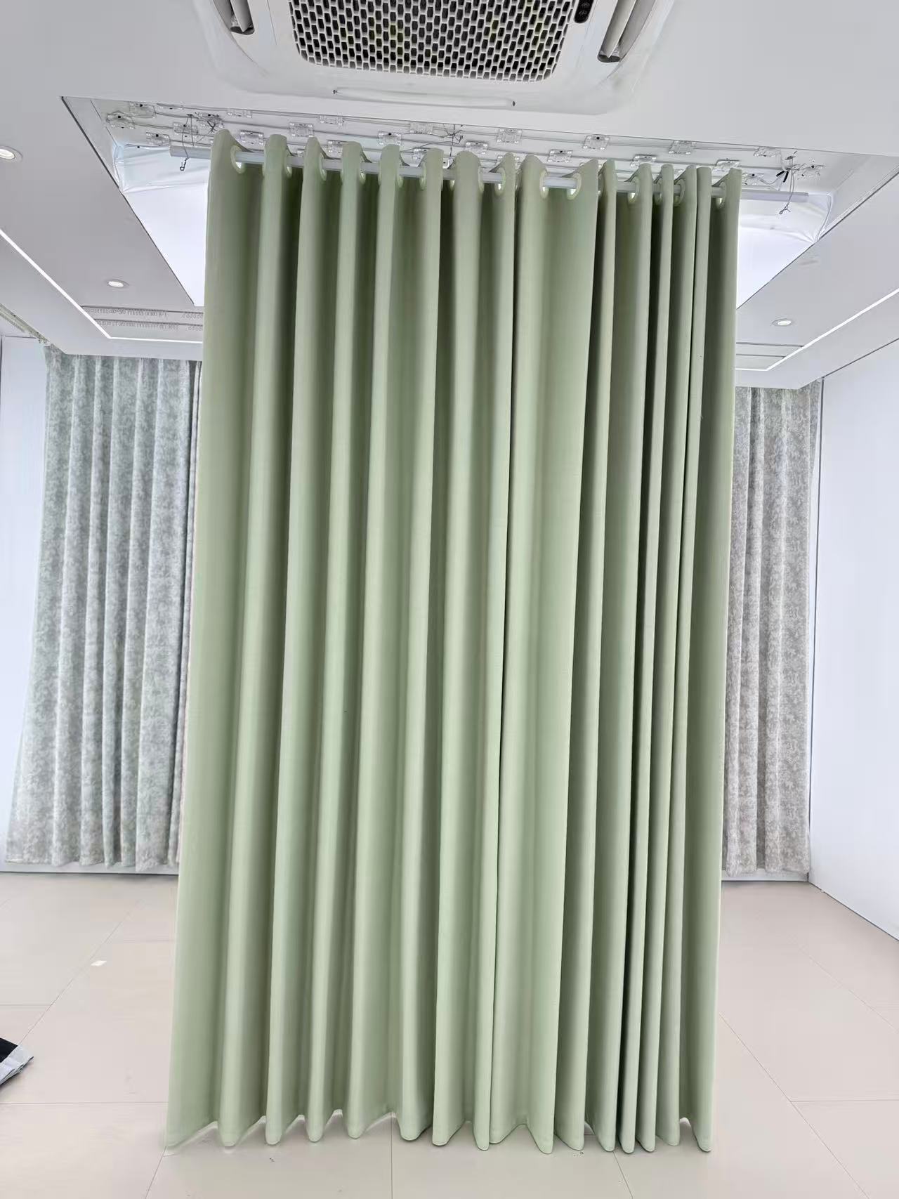 【遇见抹茶绿色】-成品窗帘