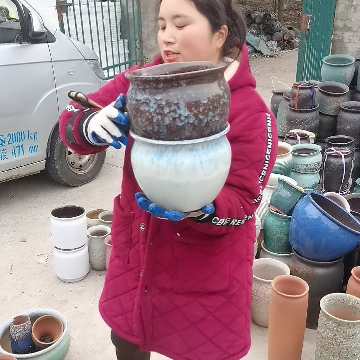 红陶口20高16瑕疵