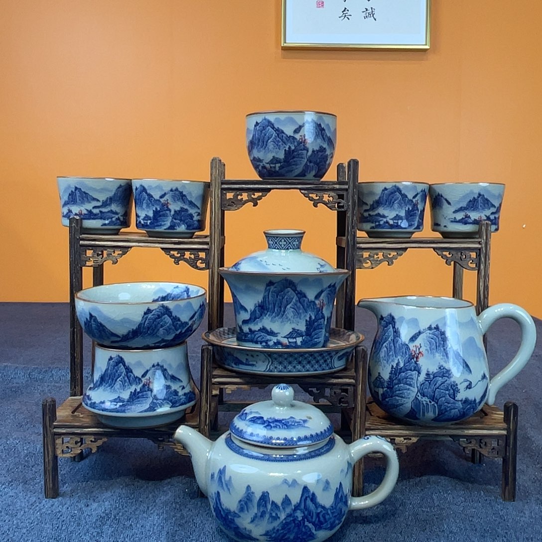 娱***野景德镇陶瓷壶壶千里