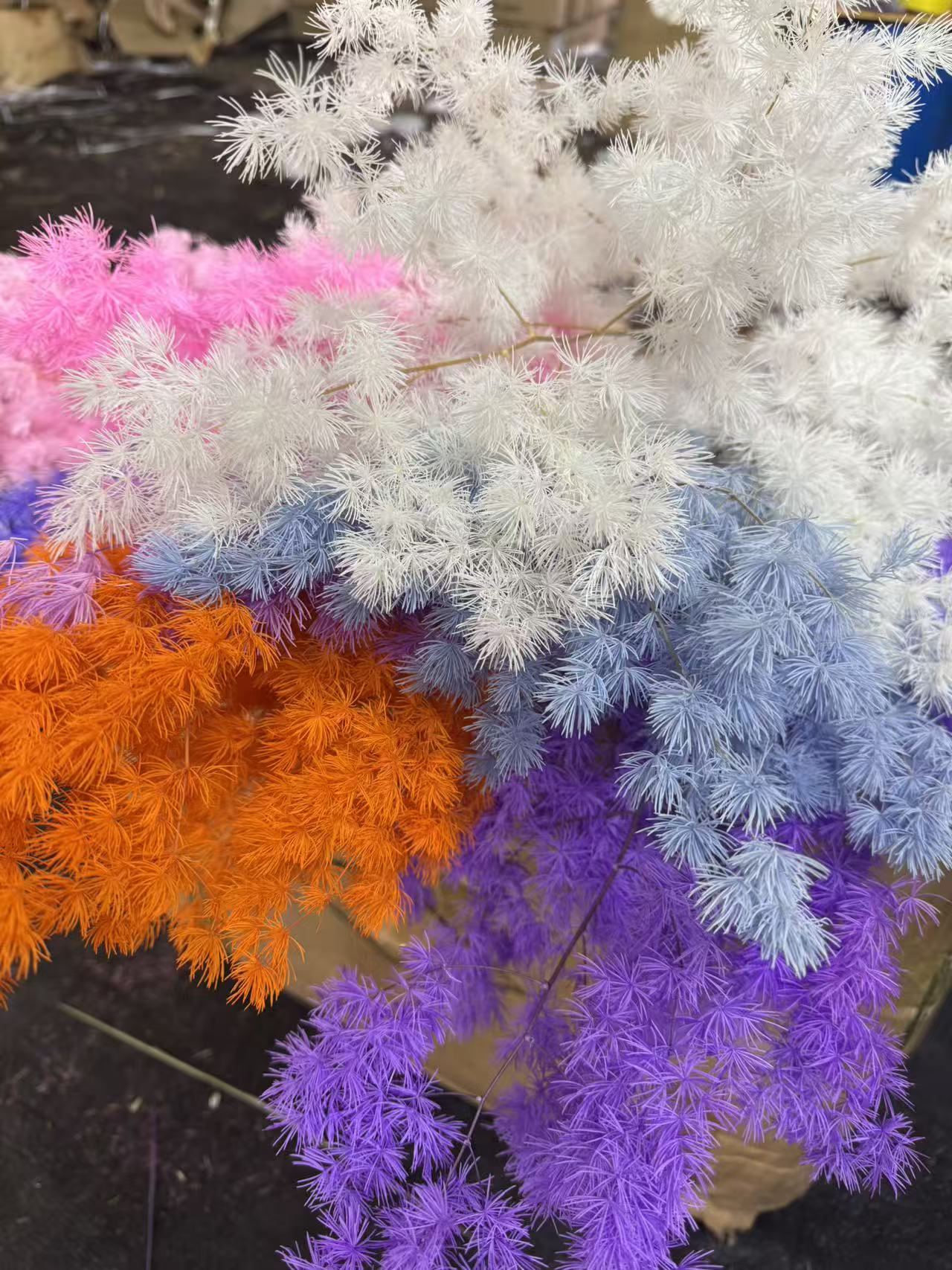 【新货】永生蓬莱松紫色花店手工diy不易掉松针-【100克以上大把装】