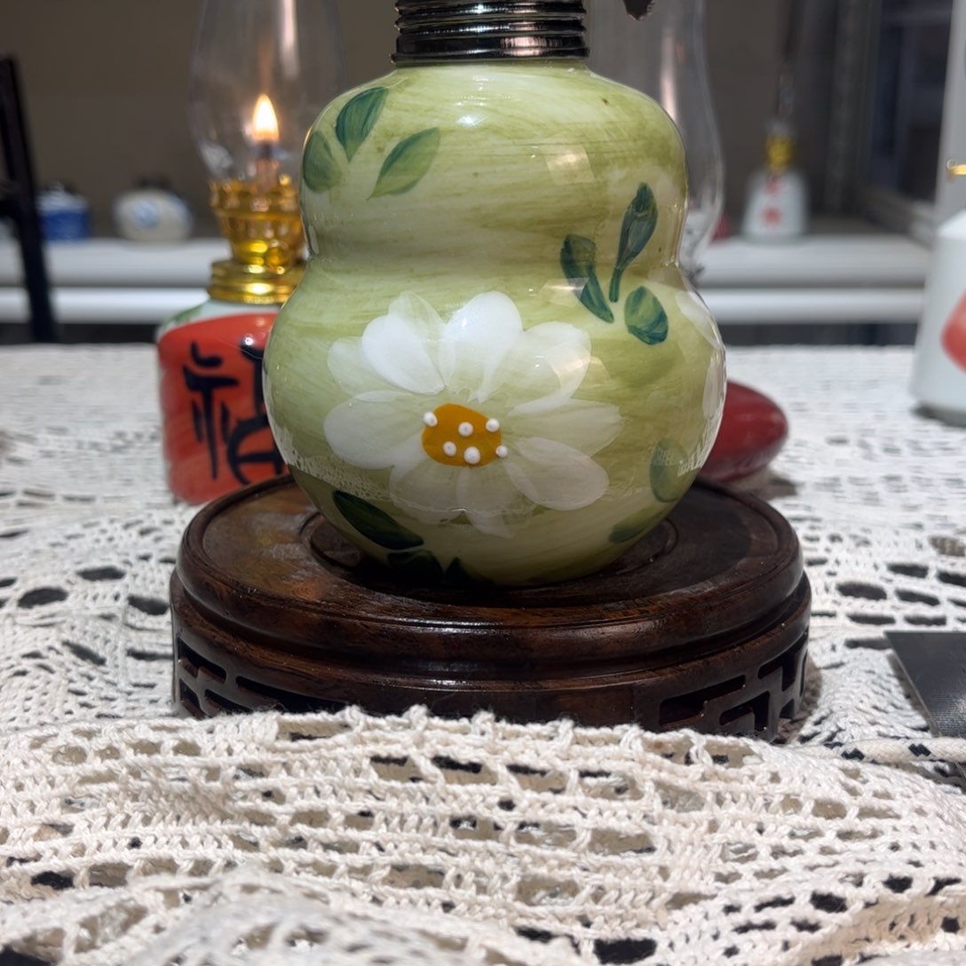 摆件景德镇陶瓷香薰灯