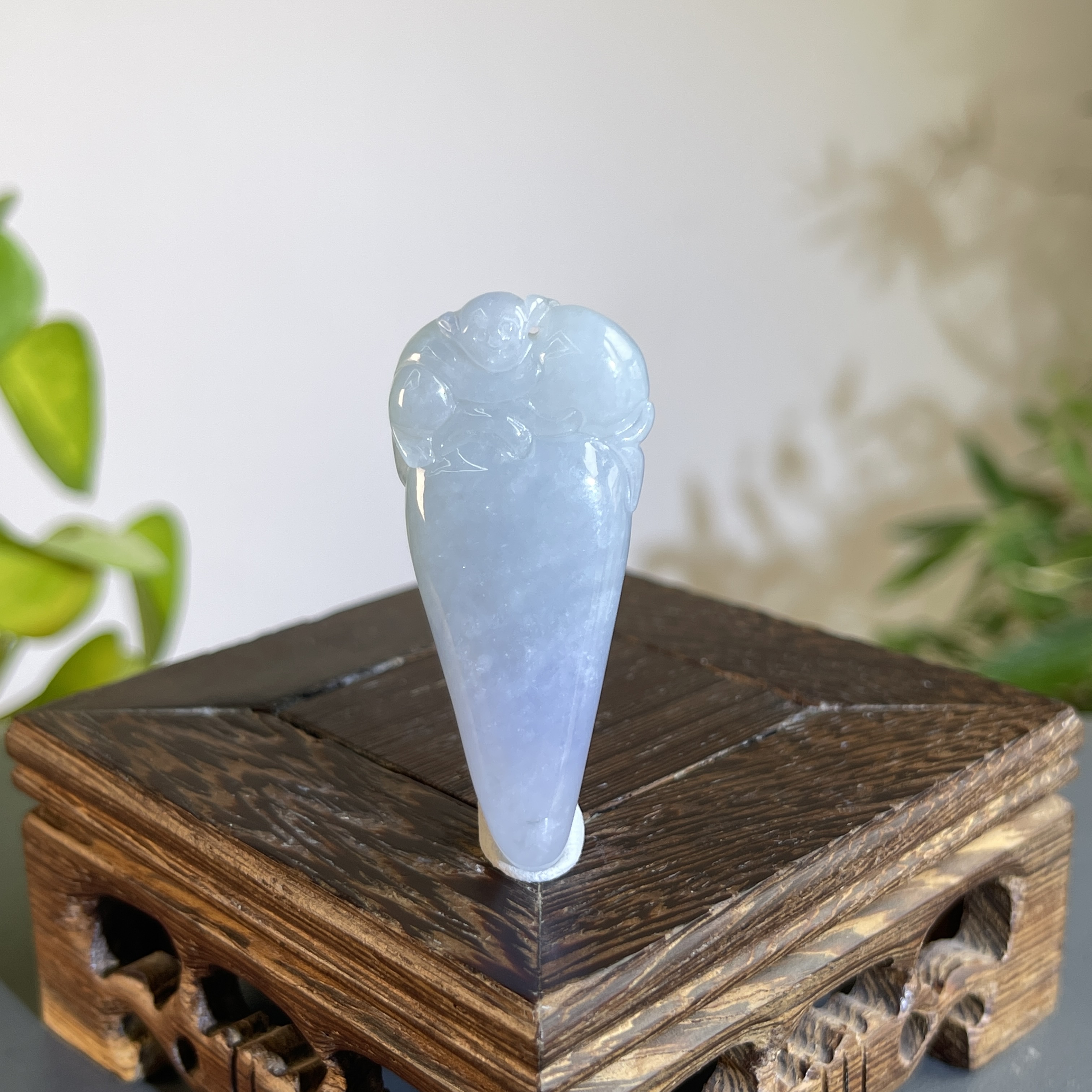 JTA14-30  天然缅甸翡翠A货 灵猴献寿