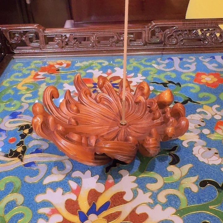 军***小叶黄杨仿古菊花香插