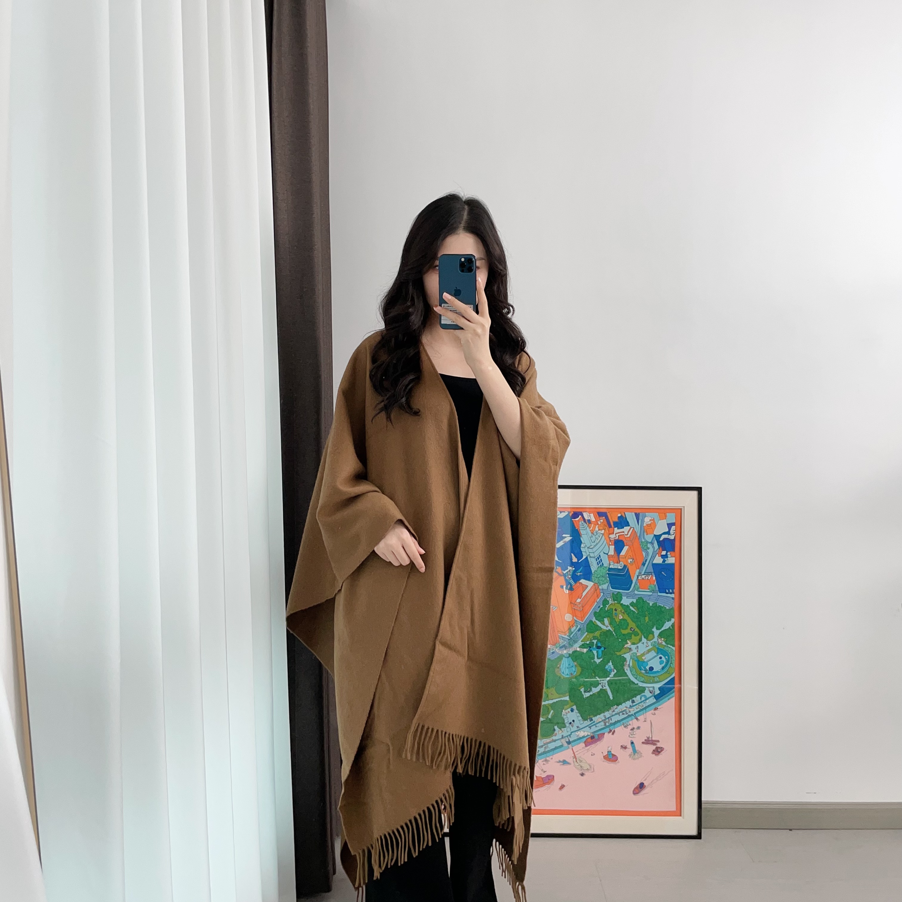 95新 BURBERRY/博柏利 围巾200×135cm黄色/251029LXY6Z42