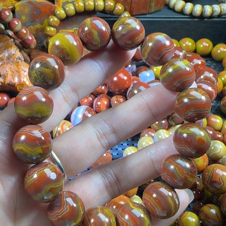 旺***仔玛瑙/玉髓未镶嵌手串