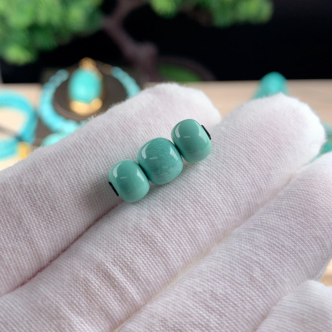 绿松石配珠卡8.5未镶嵌