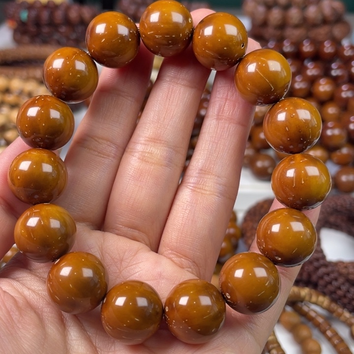 紫金鼠手串15尺寸练手小瑕疵款（黄斑/正常露眼）