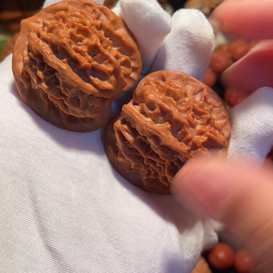 文玩核桃把件野生麻核桃全品