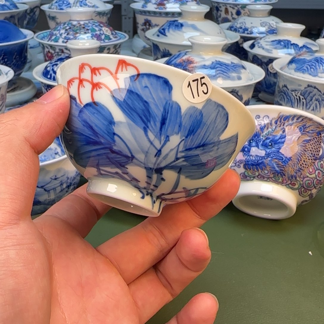 彦祖纯手工手绘茶具175