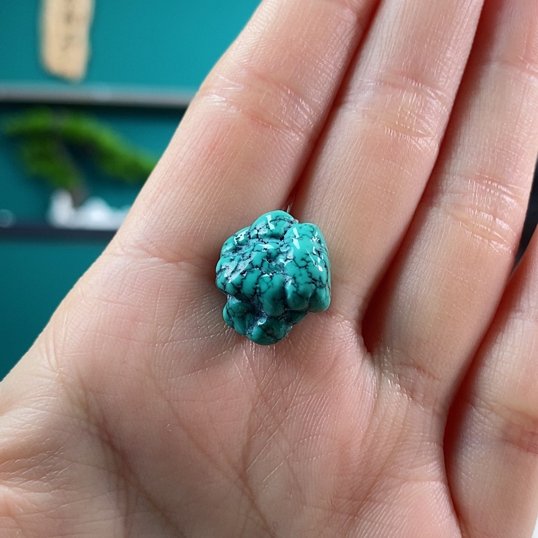 绿松石珠宝奇石未镶嵌