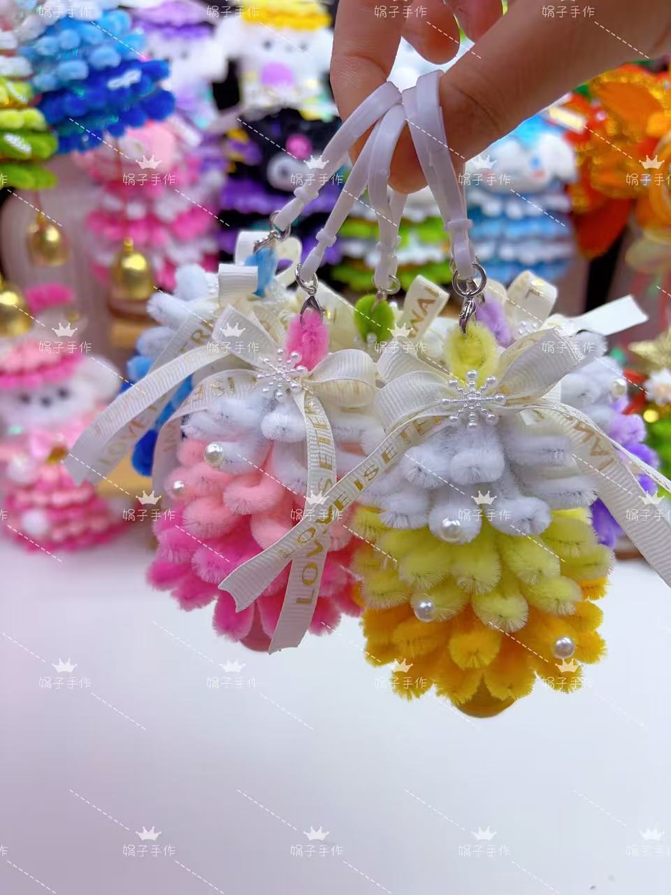 热卖爆款圣诞树小挂件手工diy 制作材料