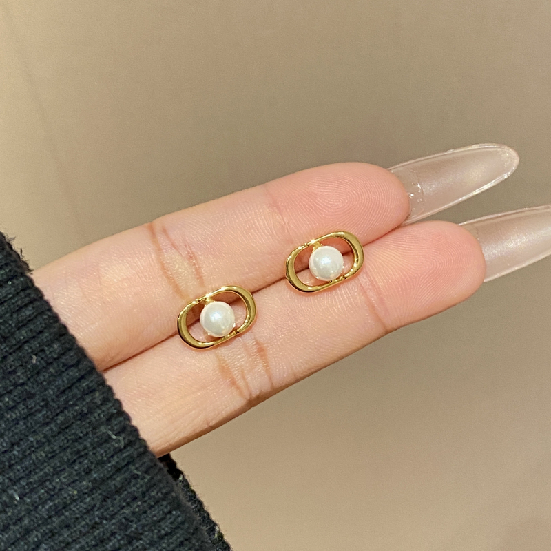  【珠珠鼻子】简约气质高级感小众轻奢耳钉A3966