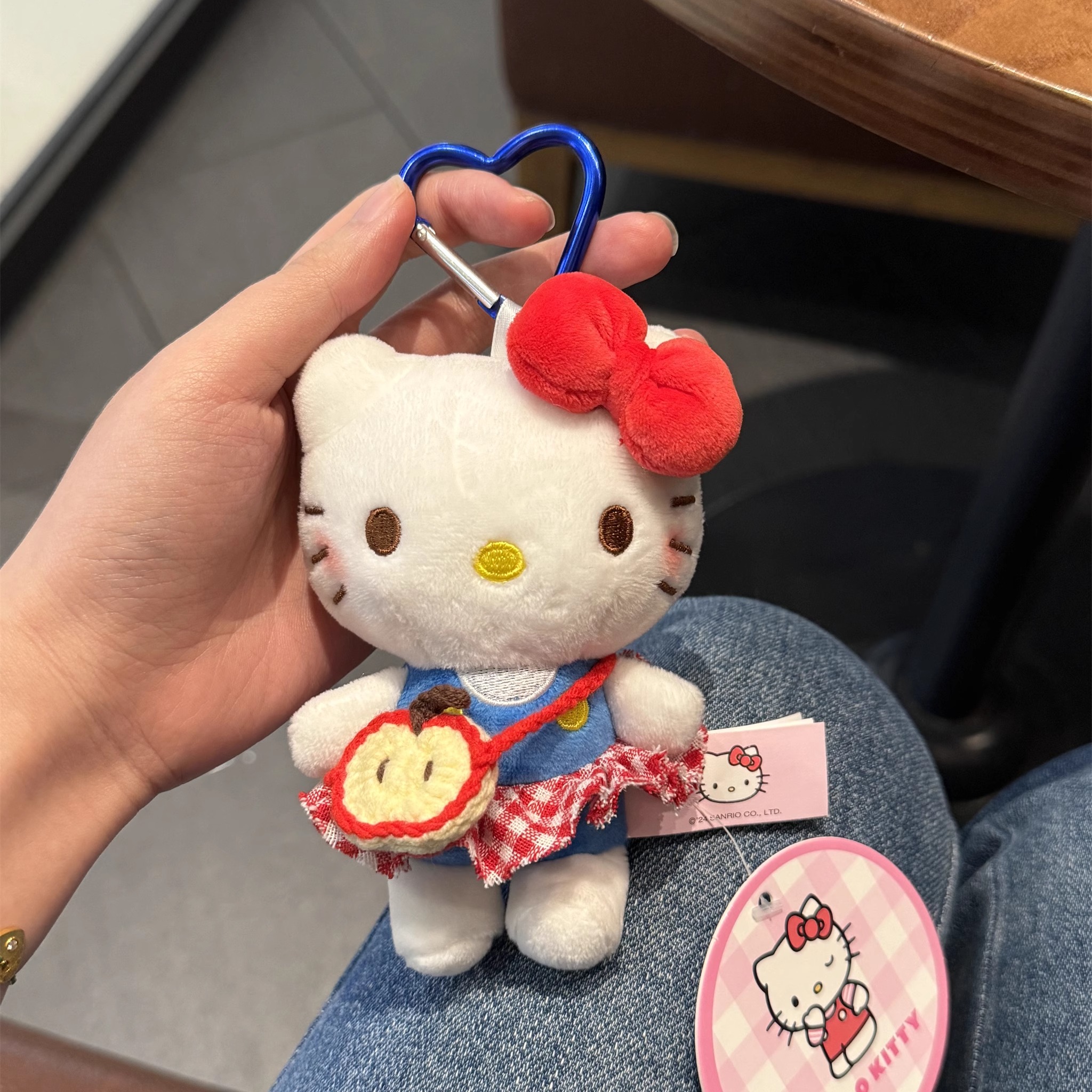 【正版】新款hellokitty公仔包包挂件玩偶手工钥匙扣KT猫毛绒玩偶