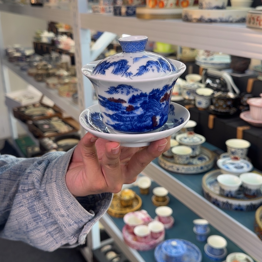 盖碗很好看很精致