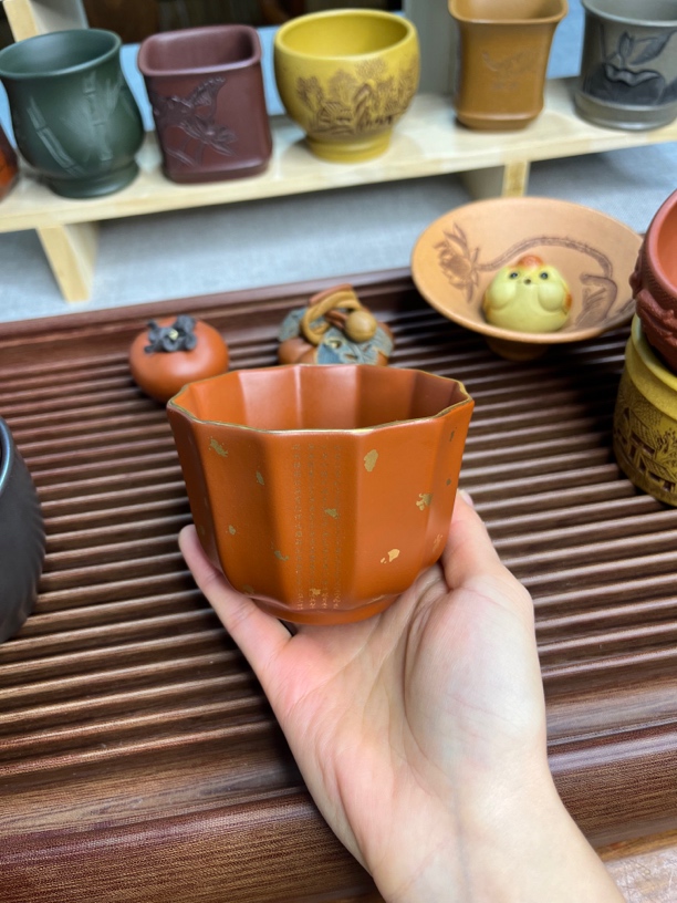 宜兴原矿紫砂主人杯