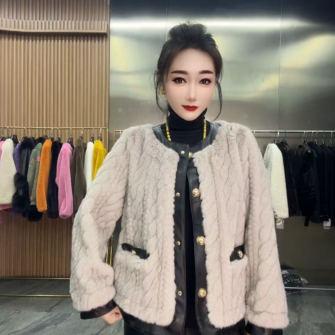 【莲姐专属】 毛毛麻花外套 L6