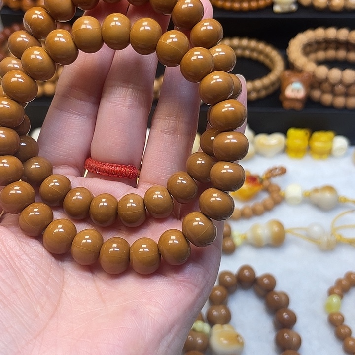 战***士猴头核桃雕刻微瑕小算盘