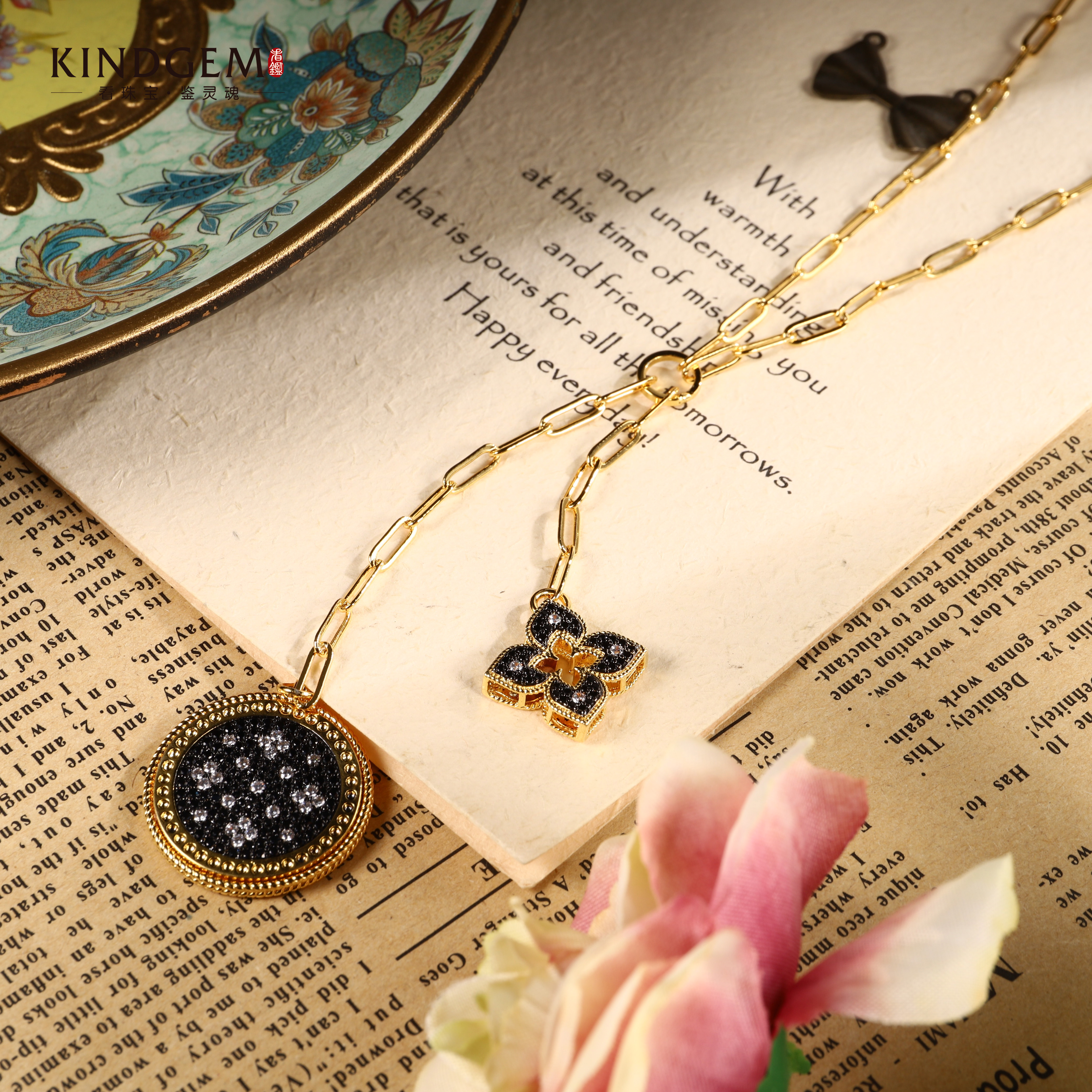 铜合金项链 C-28674 轻奢气质百搭高级感简约项链