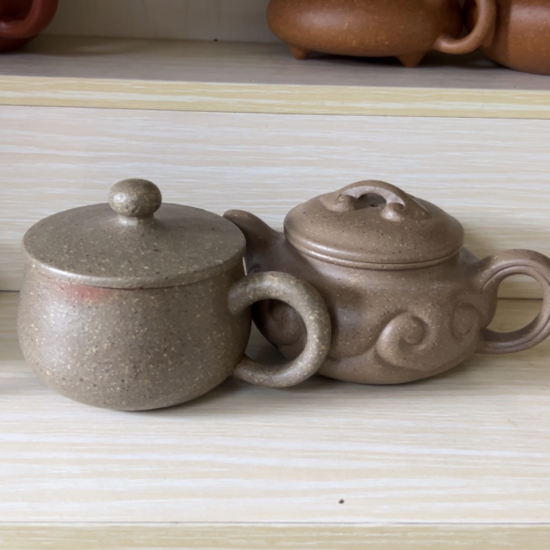 一***茶茶壶紫砂五彩段泥如意仿古200