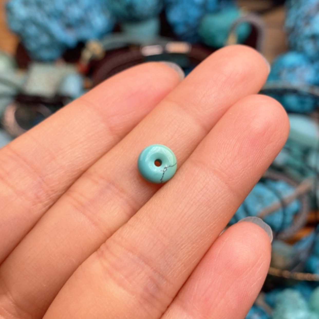 【闪购商品】绿松石珠宝半成品未镶嵌