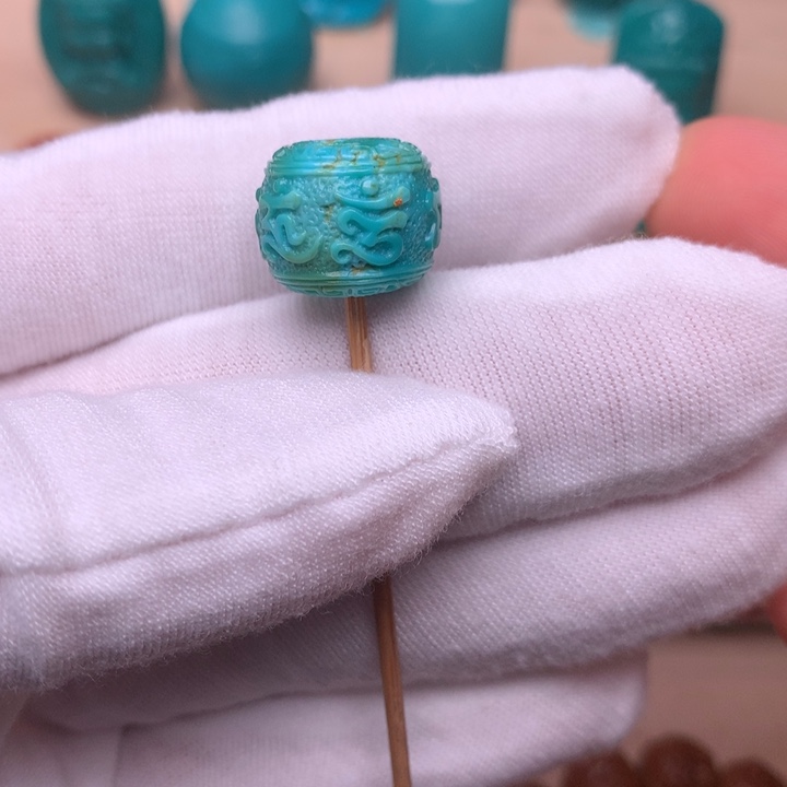 绿松石六字14未镶嵌