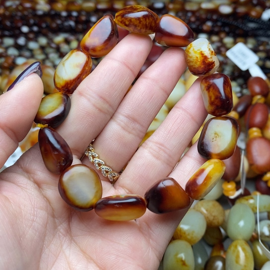 和田玉手链未镶嵌