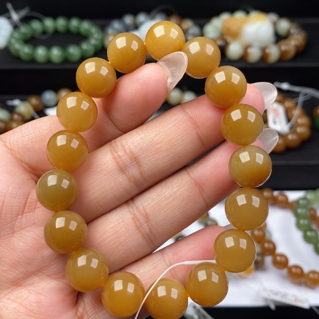 和田玉手串未镶嵌