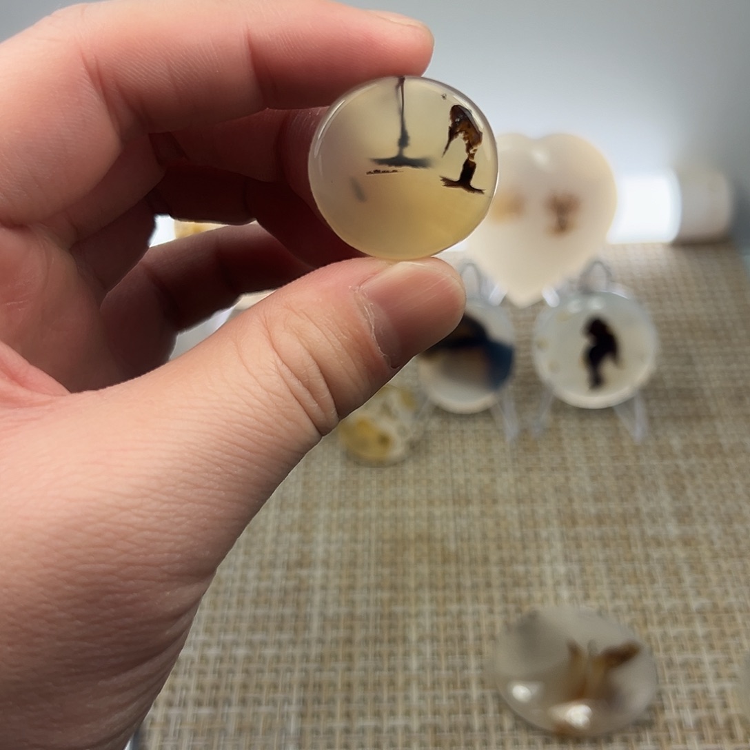 心***源玛瑙/玉髓未镶嵌颈饰