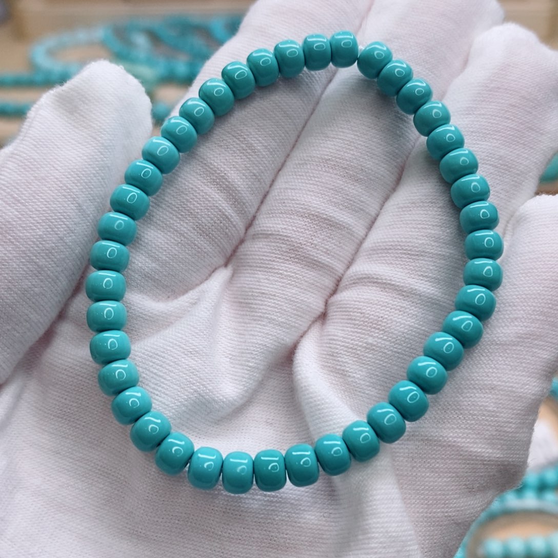 绿松石未镶嵌珠宝奇石5.2mm