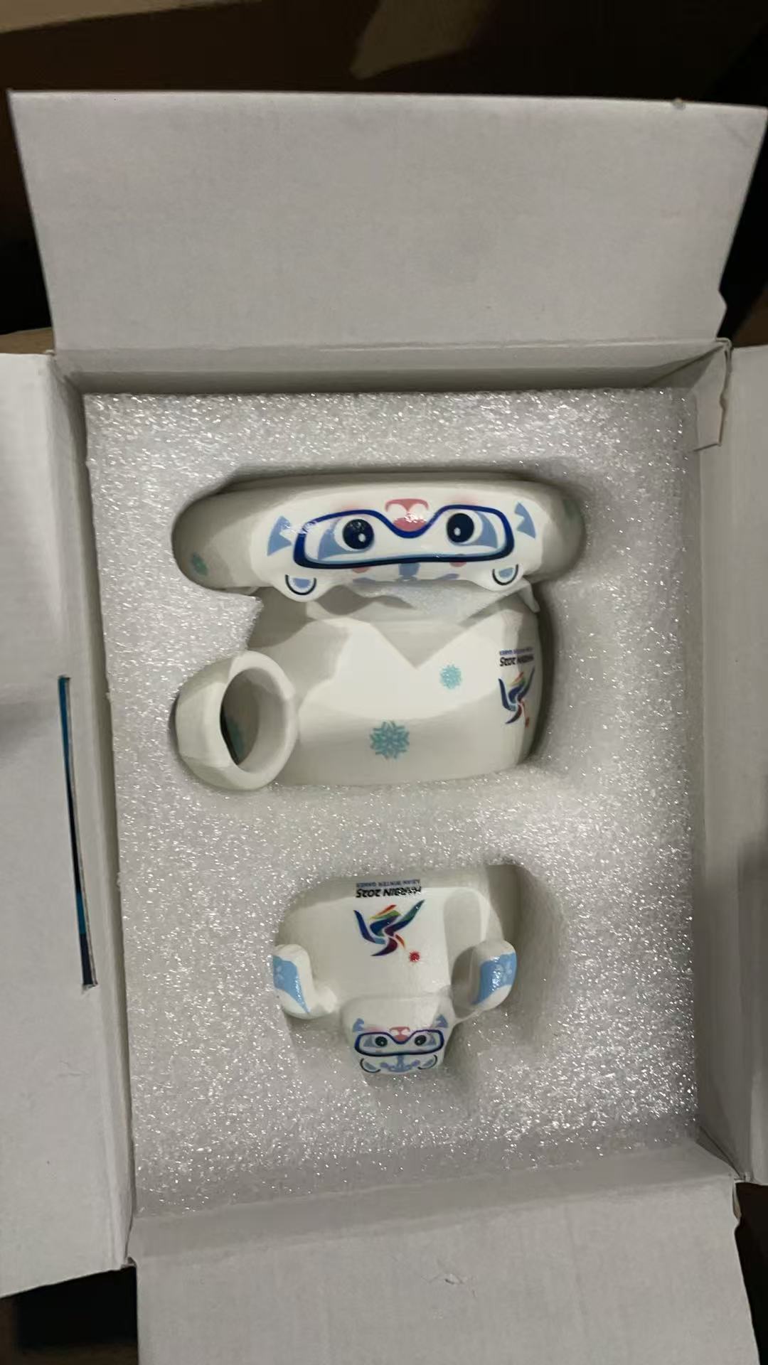 亚冬会吉祥物茶具Q萌套装